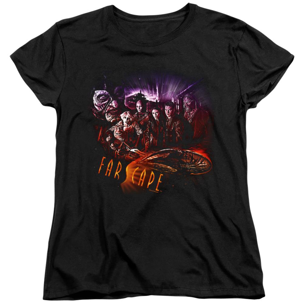 Farscape Graphic Collage Women's 18/1 Cotton Short-Sleeve T-Shirt