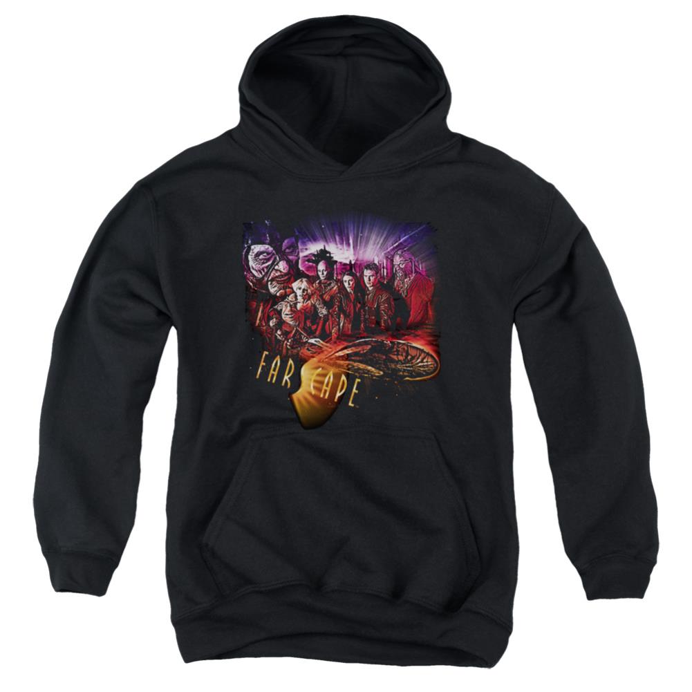 Farscape Graphic Collage Youth Cotton Poly Pull-Over Hoodie