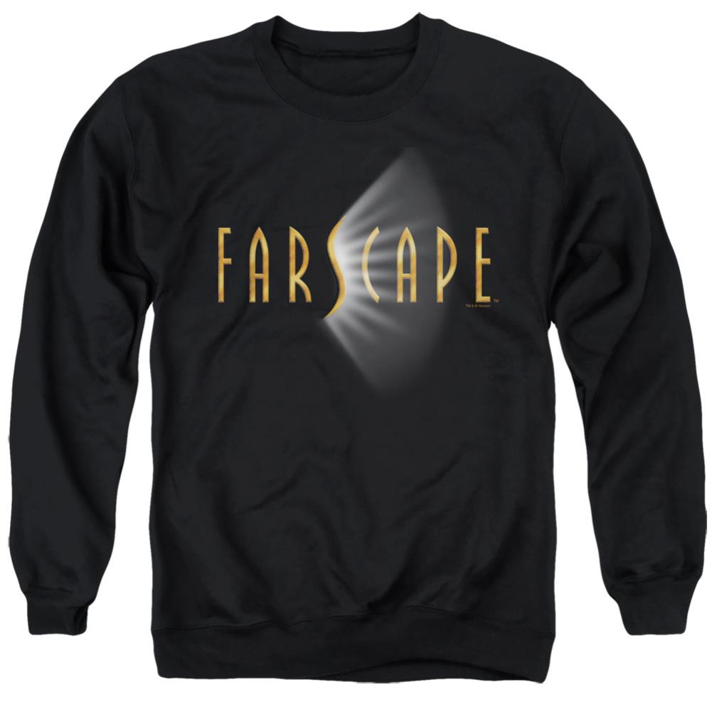 Farscape Logo Men's Crewneck 50 50 Poly Long-Sleeve T-Shirt