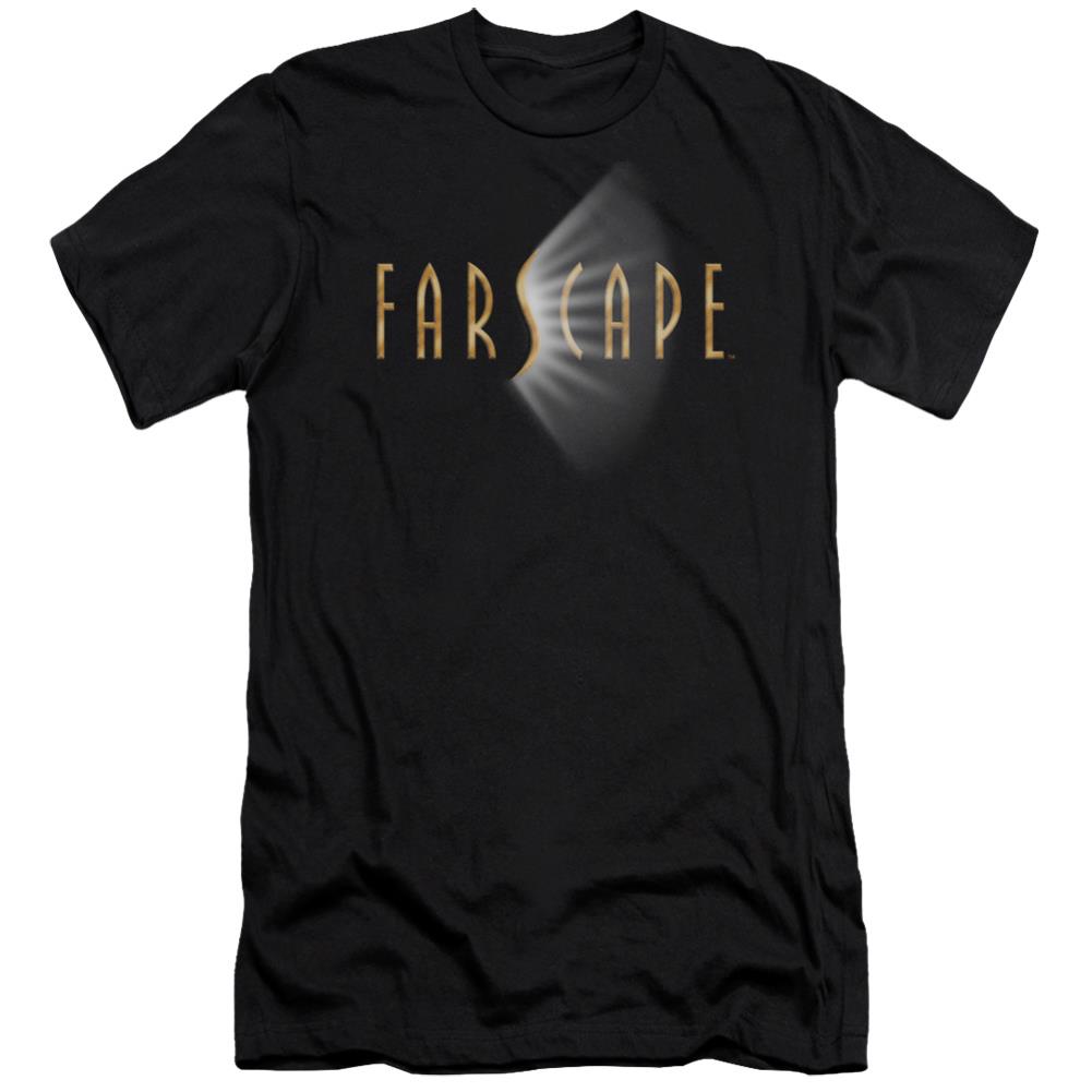 Farscape Logo Men's Ultra-Soft 30/1 Cotton Slim Short-Sleeve T-Shirt
