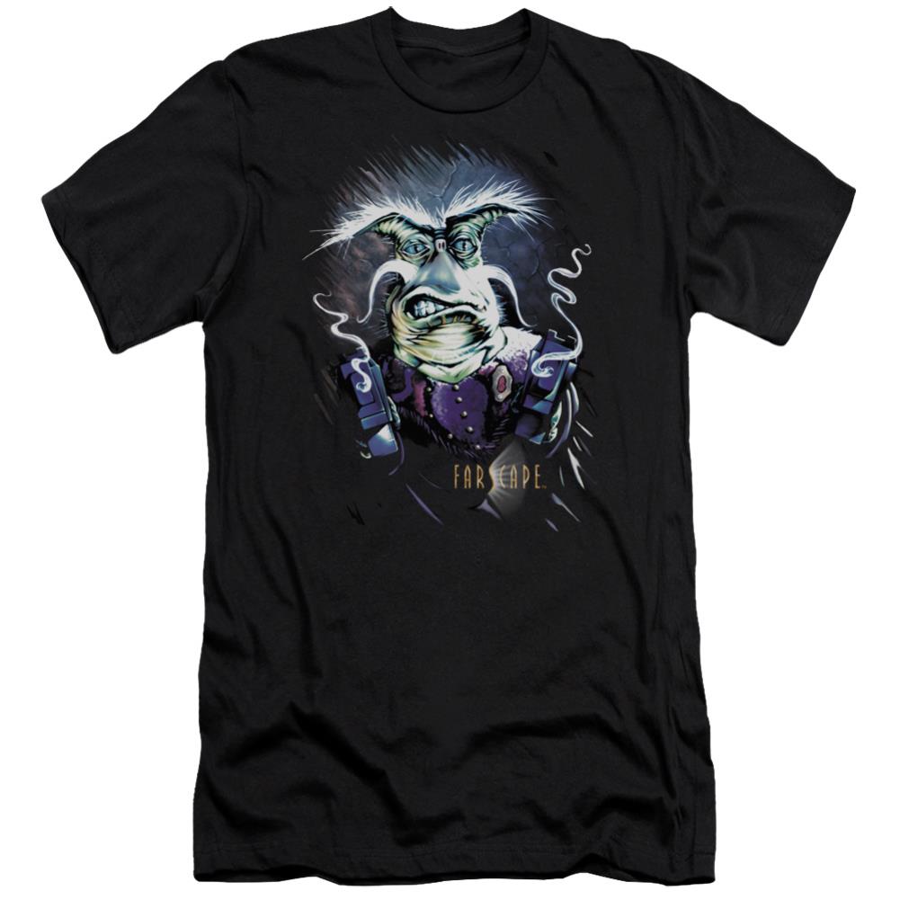 Farscape Rygel Smoking Guns Men's Ultra-Soft 30/1 Cotton Slim Short-Sleeve T-Shirt
