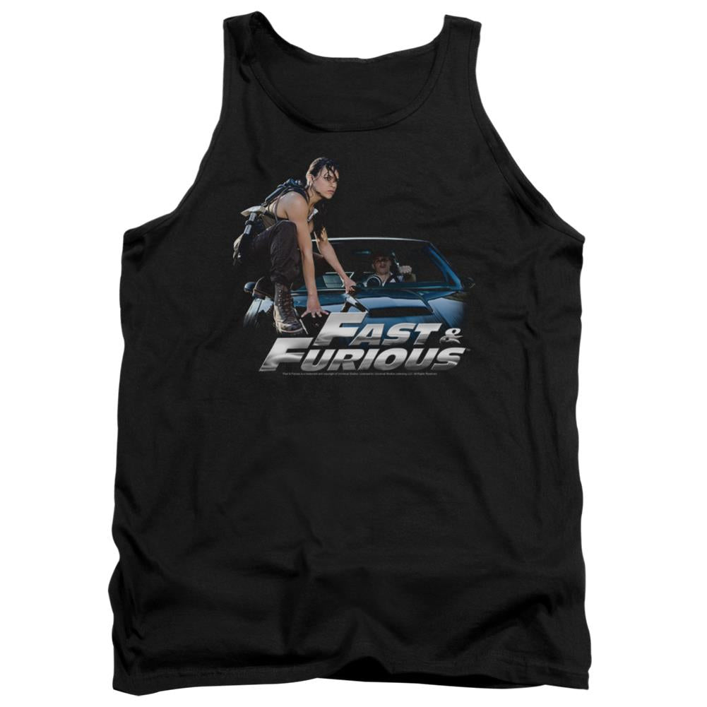 Fast And The Furious Car Ride Men's 18/1 Cotton Tank Top