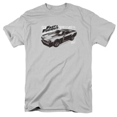 Fast And The Furious Spray Car Men's 18/1 Cotton Short-Sleeve T-Shirt