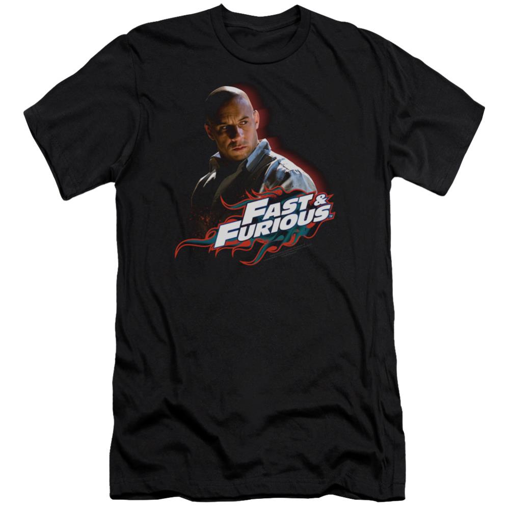 Fast And The Furious Toretto Men's Ultra-Soft 30/1 Cotton Slim Short-Sleeve T-Shirt