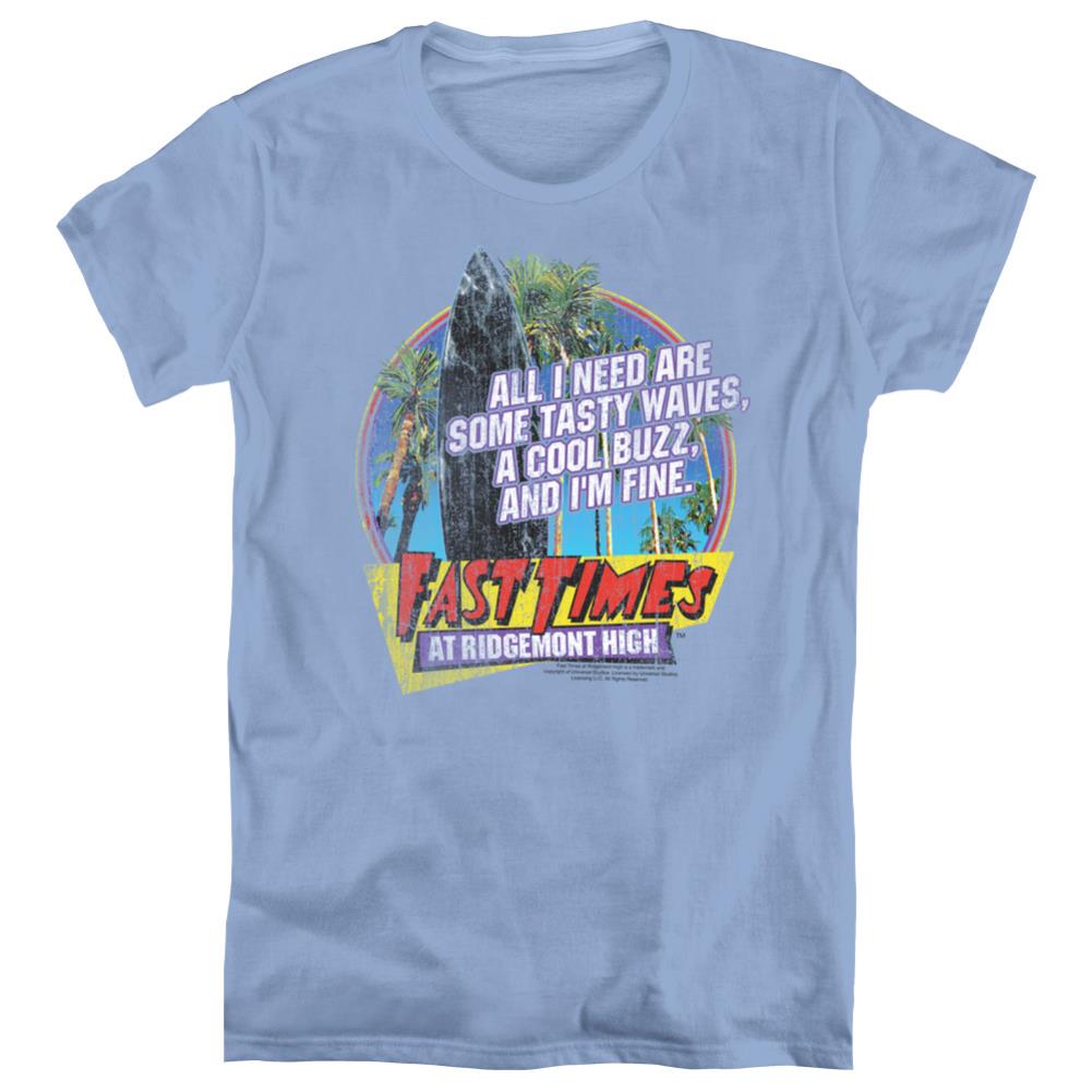 Fast Times At Ridgemont High Tasty Waves Women's 18/1 Cotton Short-Sleeve T-Shirt