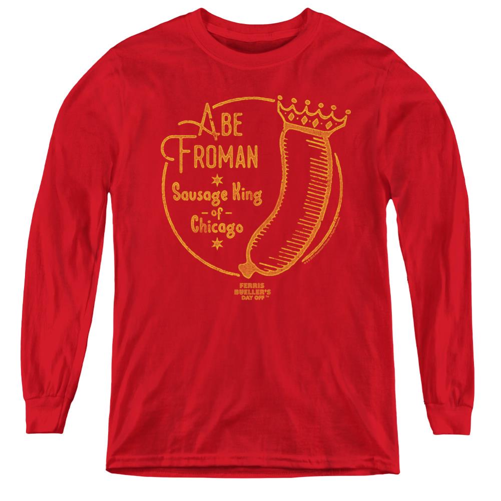 Ferris Bueller's Day Off Abe Froman Youth Long-Sleeve T-Shirt