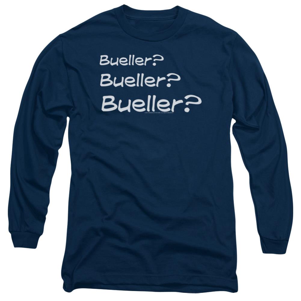 Ferris Bueller's Day Off Bueller? Men's 18/1 Cotton Long-Sleeve T-Shirt