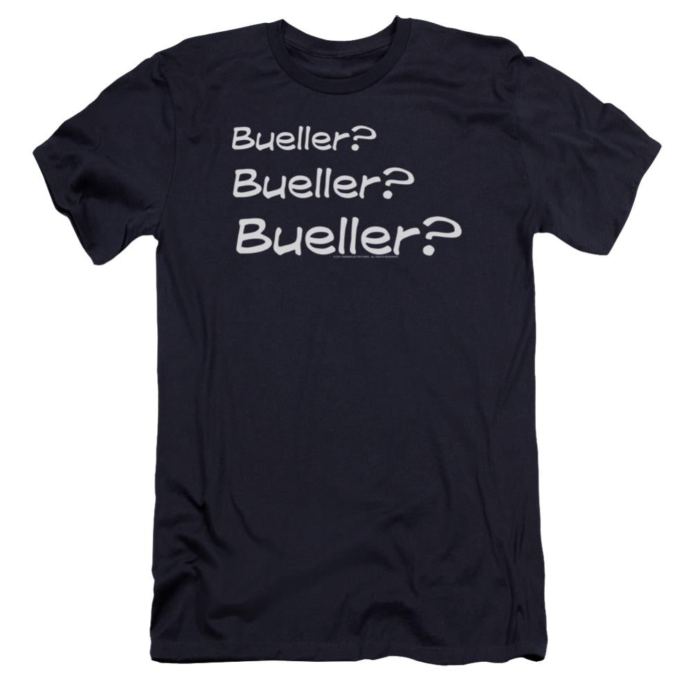 Ferris Bueller's Day Off Bueller? Men's Ultra-Soft 30/1 Cotton Slim Short-Sleeve T-Shirt