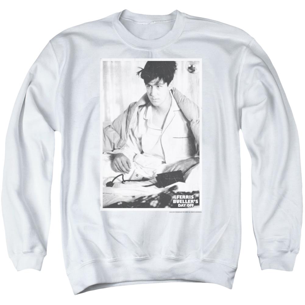 Ferris Bueller's Day Off Cameron Men's Crewneck 50 50 Poly Long-Sleeve T-Shirt