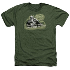 Ferris Bueller's Day Off Mr. Rooney Men's 30/1 Heather 60 40 Poly Short-Sleeve T-Shirt