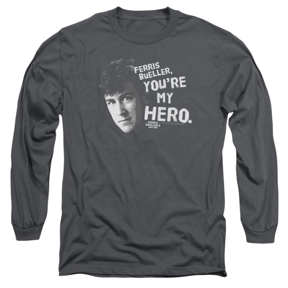 Ferris Bueller's Day Off My Hero Men's 18/1 Cotton Long-Sleeve T-Shirt