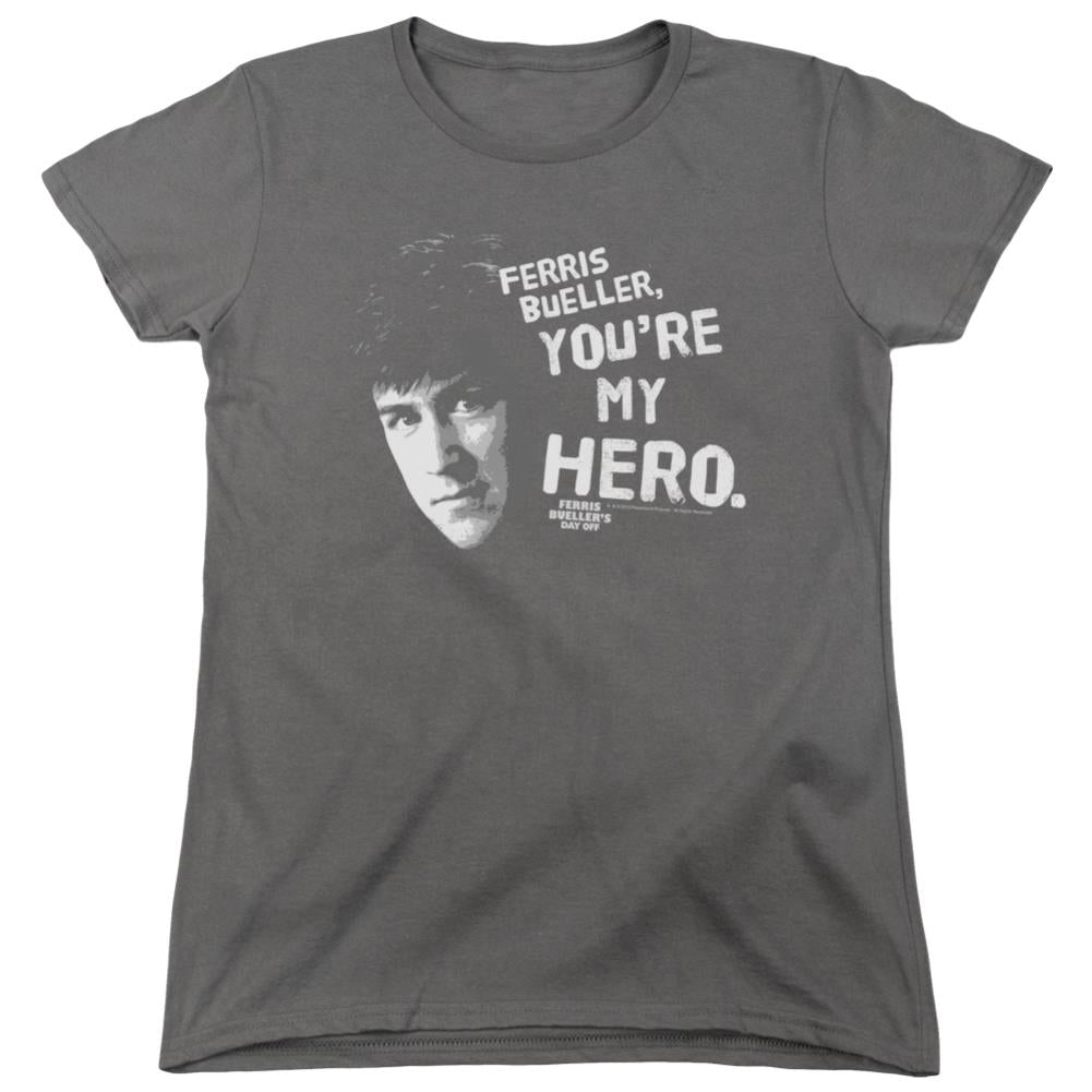 Ferris Bueller's Day Off My Hero Women's 18/1 Cotton Short-Sleeve T-Shirt