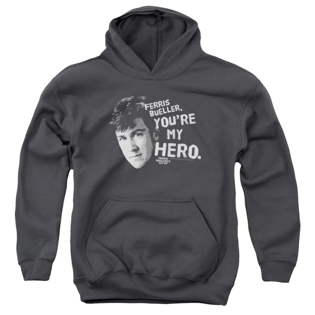 Ferris Bueller's Day Off My Hero Youth Cotton Poly Pull-Over Hoodie