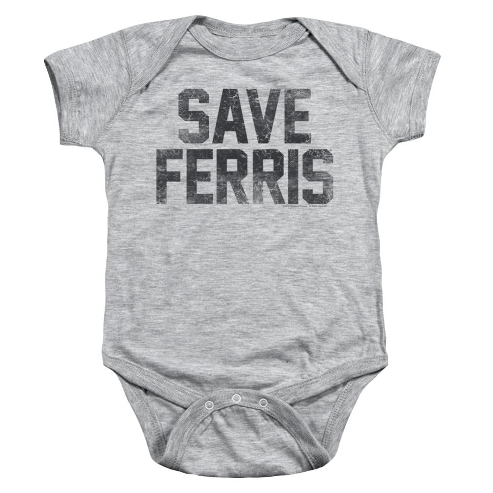 Ferris Bueller's Day Off Save Ferris Infant's Cotton SS Snapsuit