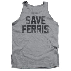 Ferris Bueller's Day Off Save Ferris Men's 18/1 Cotton Tank Top