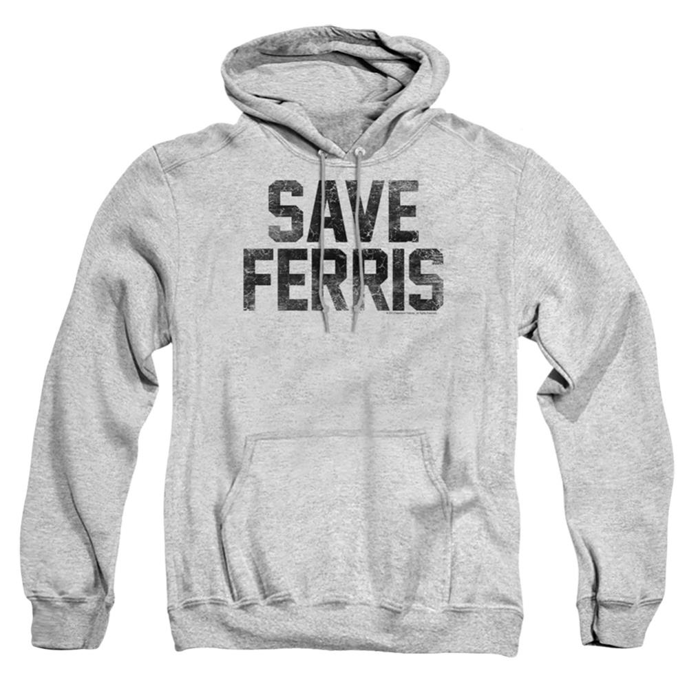 Ferris Bueller's Day Off Save Ferris Men's Pull-Over 75 25 Poly Hoodie