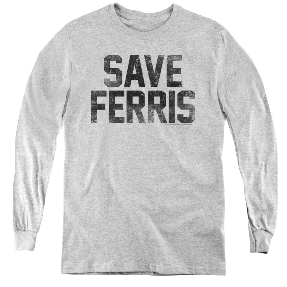 Ferris Bueller's Day Off Save Ferris Youth Long-Sleeve T-Shirt