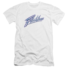 Flashdance Logo Men's Ultra-Soft 30/1 Cotton Slim Short-Sleeve T-Shirt