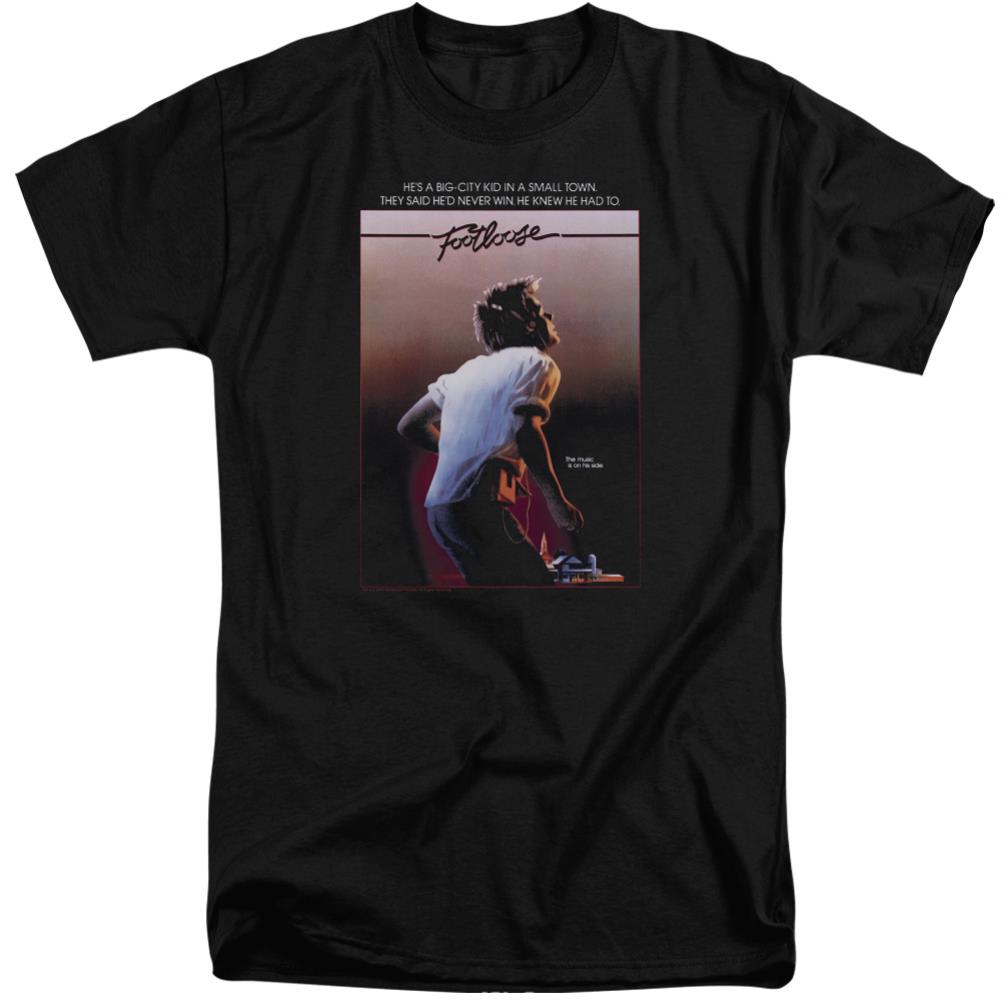 Footloose Poster Men's 18/1 Tall Cotton Short-Sleeve T-Shirt