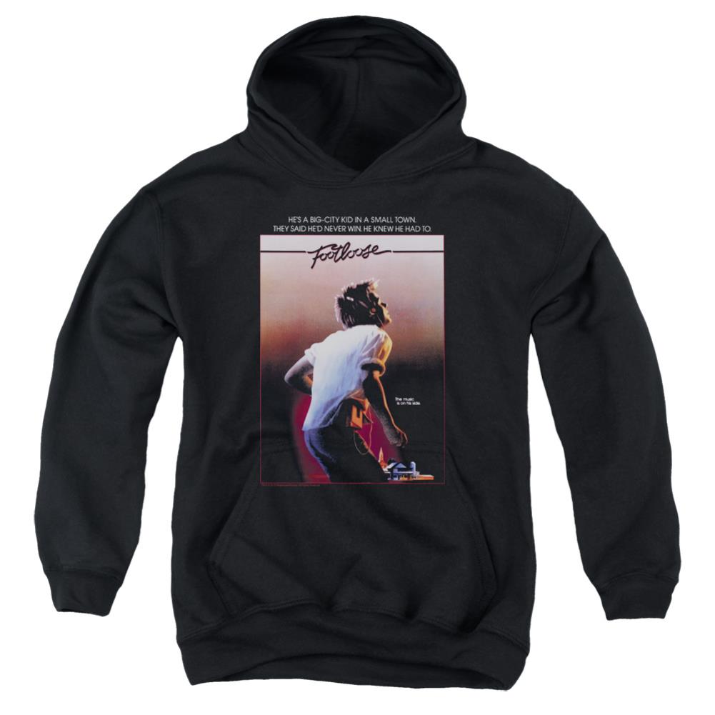Footloose Poster Youth Cotton Poly Pull-Over Hoodie