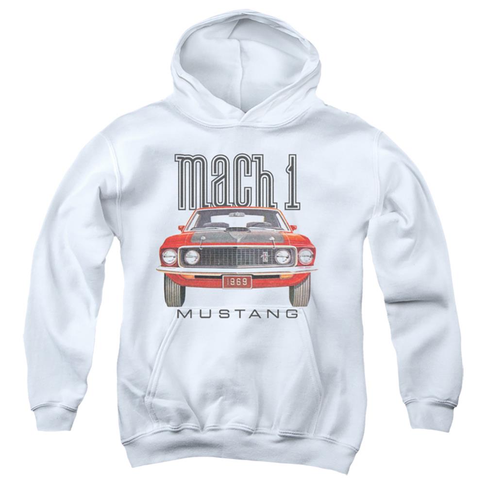 Ford 69 Mach 1 Youth Cotton Poly Pull-Over Hoodie
