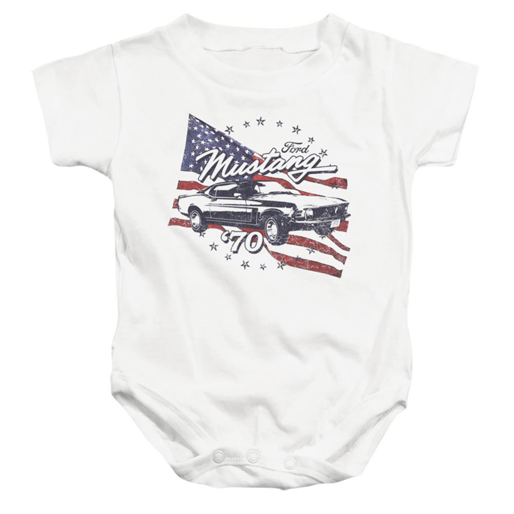 Ford 70 Mustang Infant's Cotton SS Snapsuit