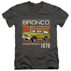 Ford Bronco 1978 Men's 30/1 Cotton Slim V-Neck T-Shirt