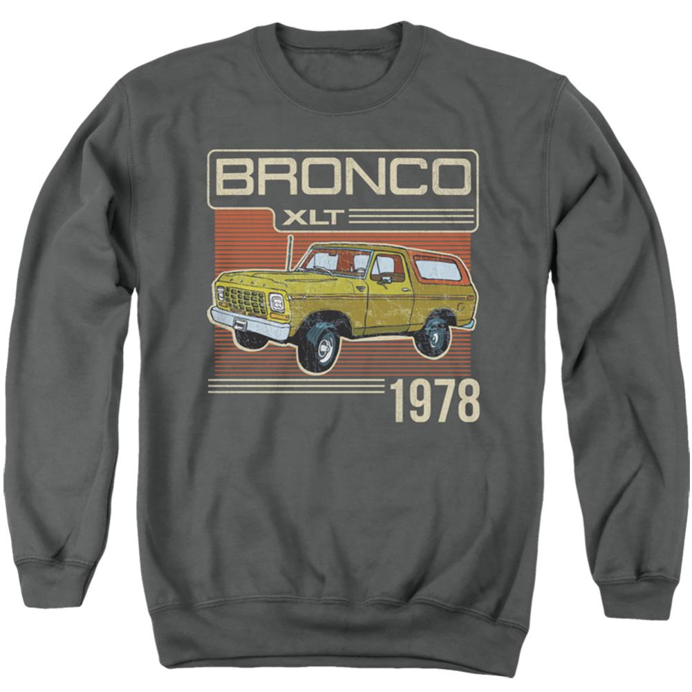 Ford Bronco 1978 Men's Crewneck 50 50 Poly Long-Sleeve T-Shirt
