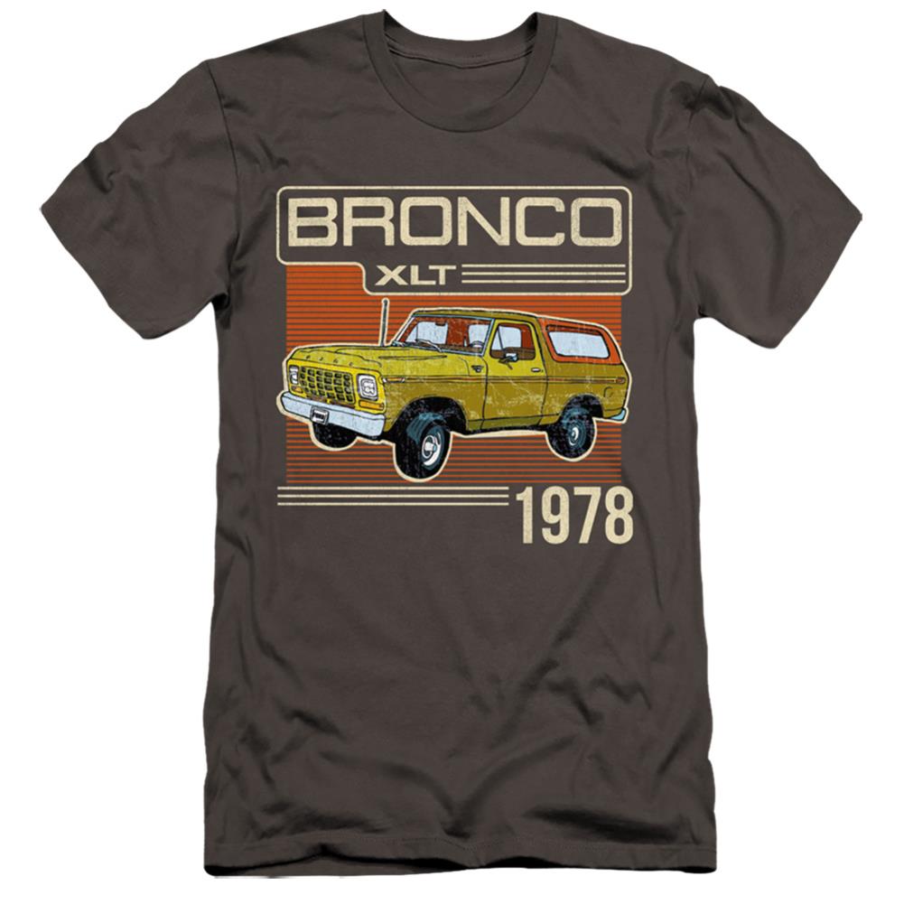 Ford Bronco 1978 Men's Ultra-Soft 30/1 Cotton Slim Short-Sleeve T-Shirt