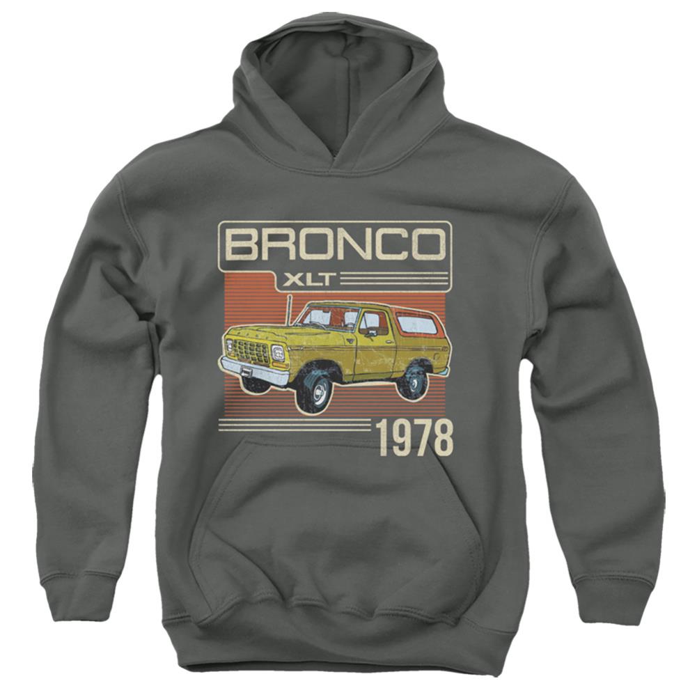 Ford Bronco 1978 Youth Cotton Poly Pull-Over Hoodie