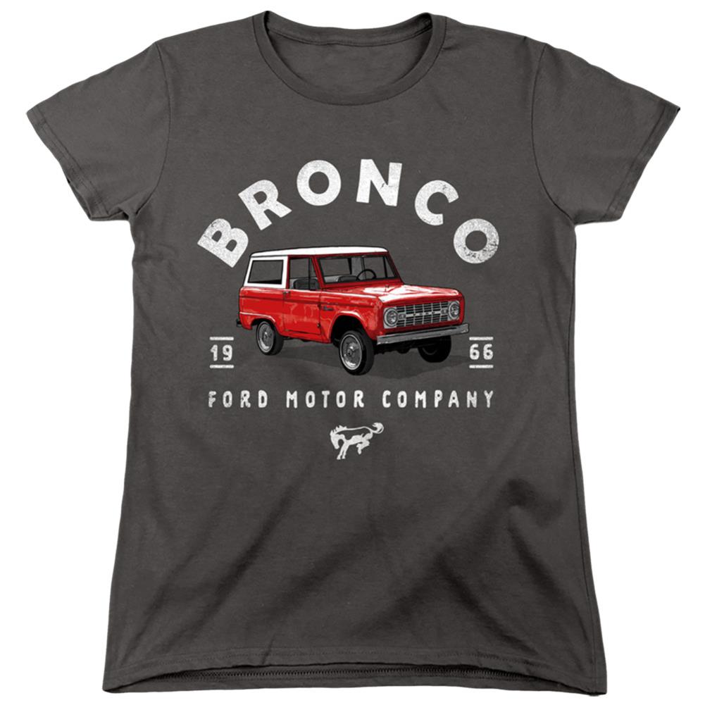 Ford Bronco Illustrated Women's 18/1 Cotton Short-Sleeve T-Shirt