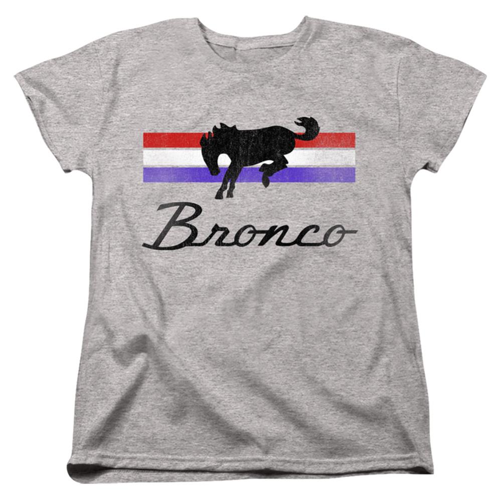 Ford Bronco Stripes Women's 18/1 Cotton Short-Sleeve T-Shirt