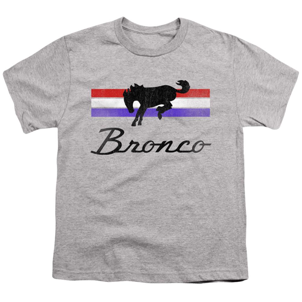 Ford Bronco Stripes Youth 18/1 100% Cotton Short-Sleeve T-Shirt