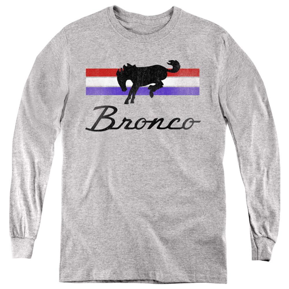 Ford Bronco Stripes Youth Long-Sleeve T-Shirt