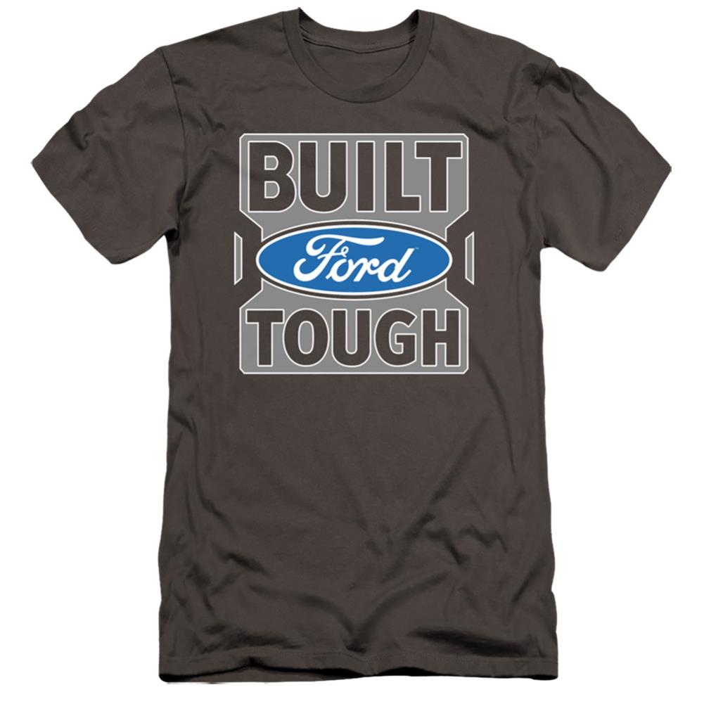 Ford Built Ford Tough Men's Ultra-Soft 30/1 Cotton Slim Short-Sleeve T-Shirt