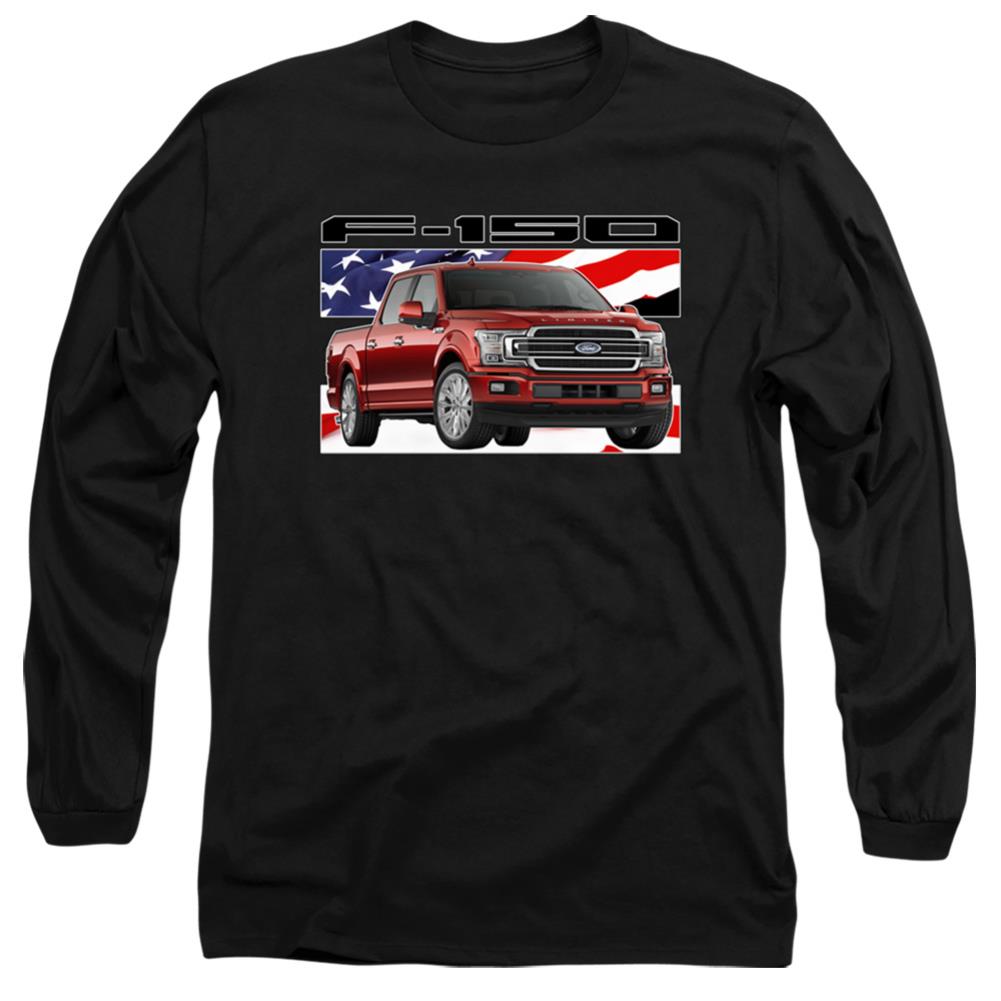 Ford F-150 Flag Men's 18/1 Cotton Long-Sleeve T-Shirt
