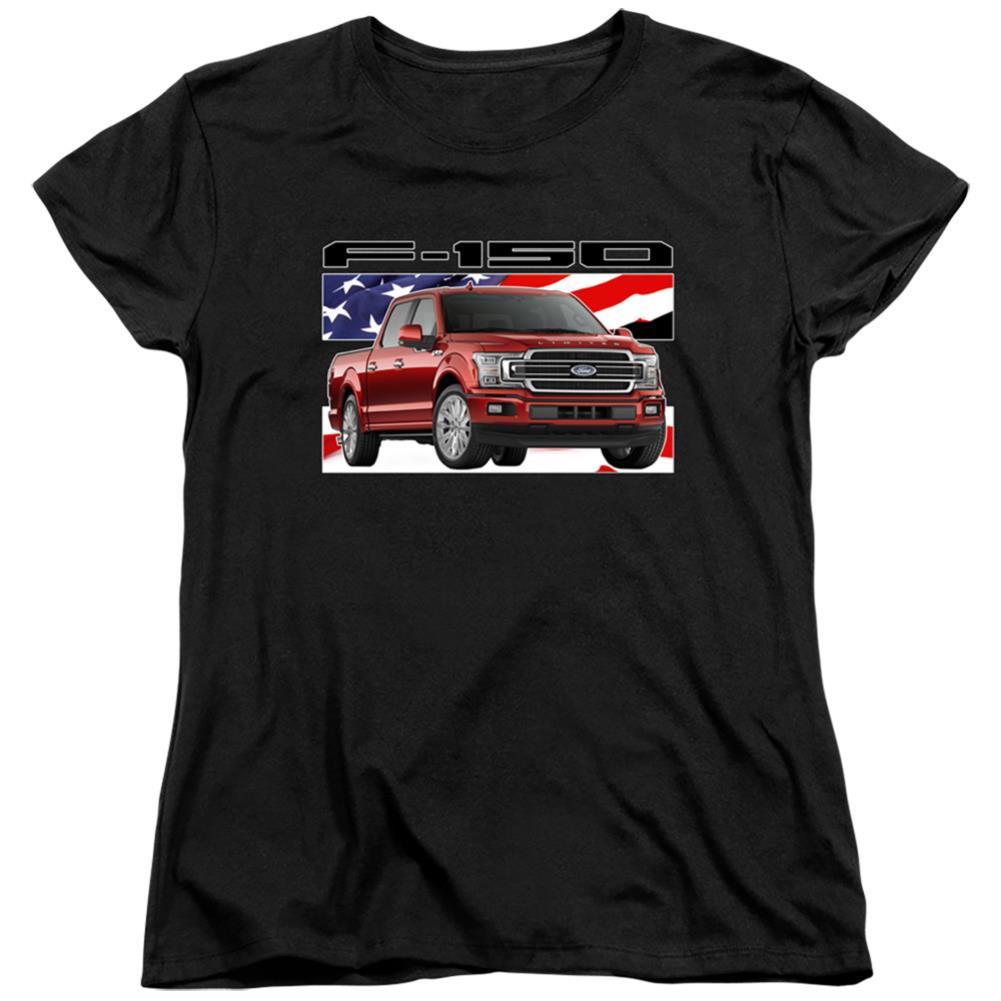 Ford F-150 Flag Women's 18/1 Cotton Short-Sleeve T-Shirt