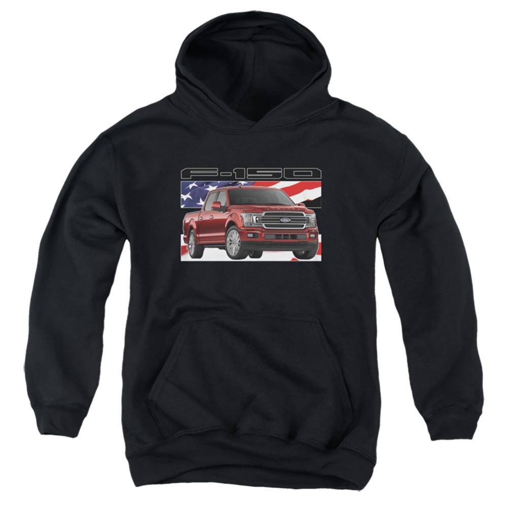 Ford F-150 Flag Youth Cotton Poly Pull-Over Hoodie