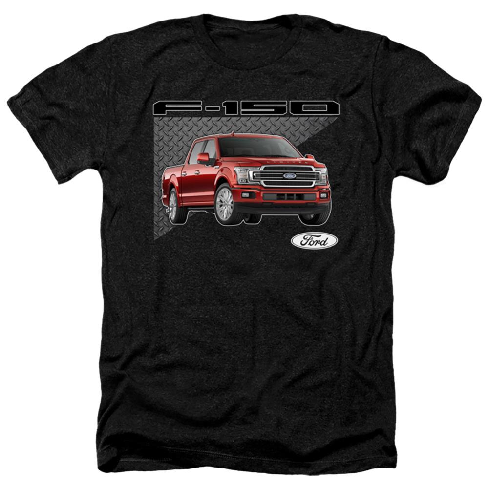 Ford F-150 Men's 30/1 Heather 60 40 Poly Short-Sleeve T-Shirt