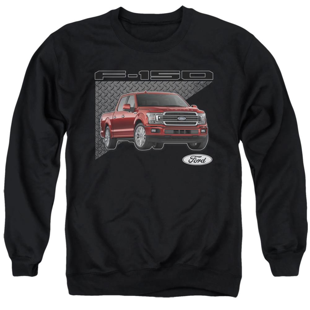 Ford F-150 Men's Crewneck 50 50 Poly Long-Sleeve T-Shirt