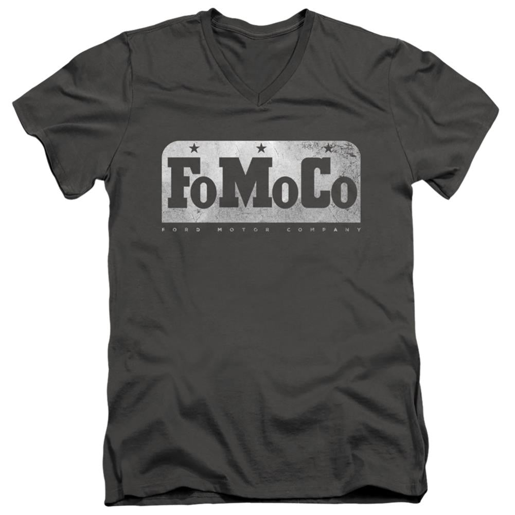 Ford Fomoco Men's 30/1 Cotton Slim V-Neck T-Shirt