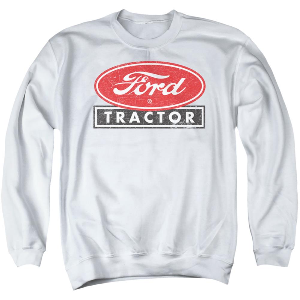 Ford Ford Tractor Men's Crewneck 50 50 Poly Long-Sleeve T-Shirt
