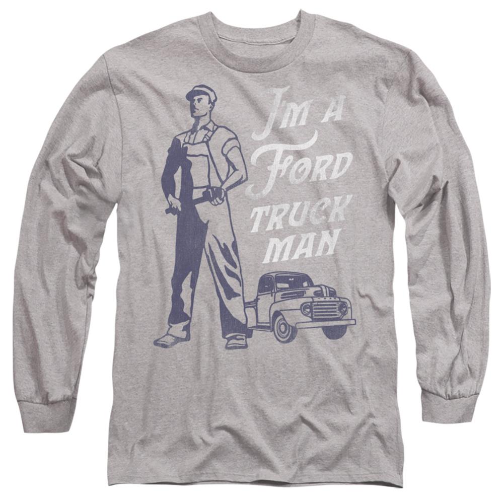 Ford Ford Truck Man Classic Men's 18/1 Cotton Long-Sleeve T-Shirt