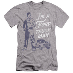 Ford Ford Truck Man Classic Men's Ultra-Soft 30/1 Cotton Slim Short-Sleeve T-Shirt