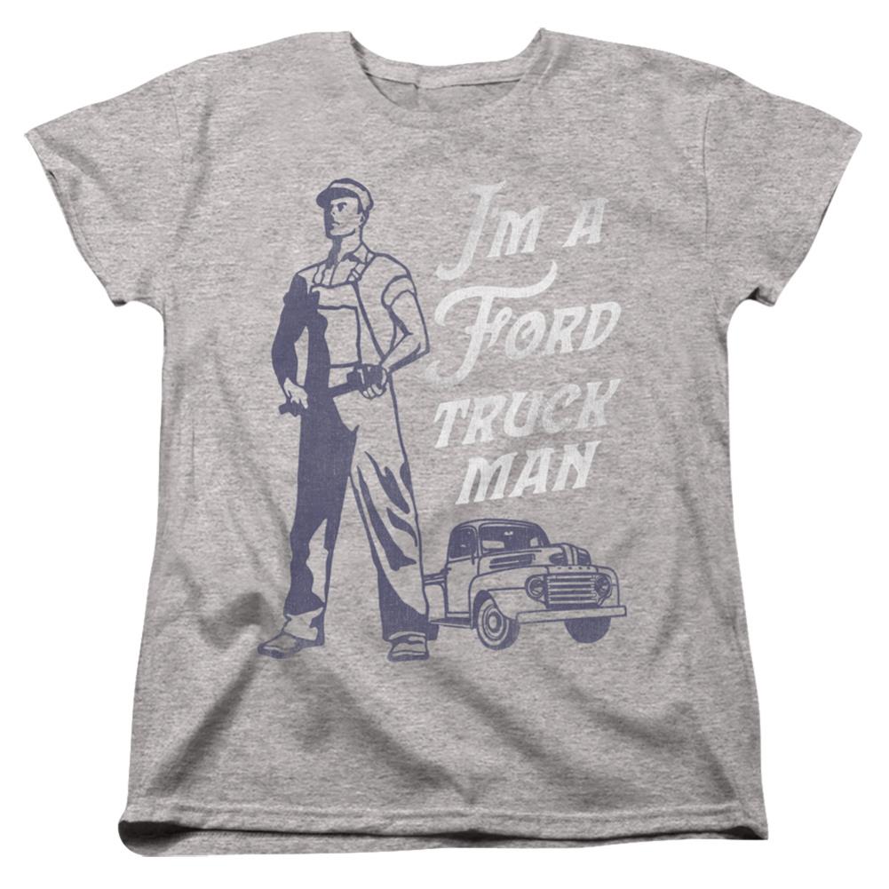 Ford Ford Truck Man Classic Women's 18/1 Cotton Short-Sleeve T-Shirt