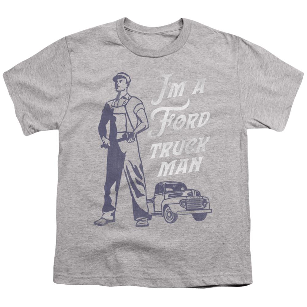 Ford Ford Truck Man Classic Youth 18/1 100% Cotton Short-Sleeve T-Shirt