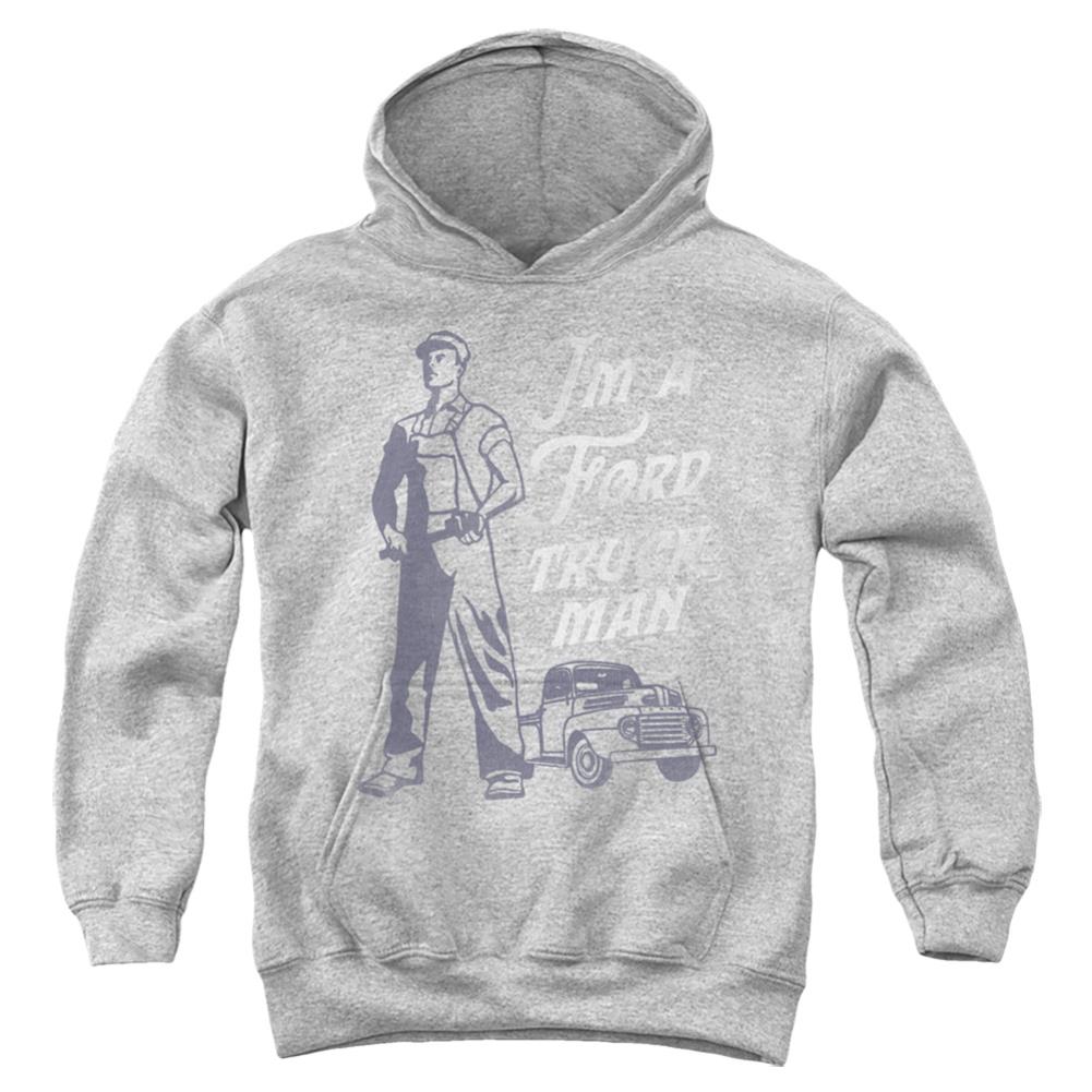 Ford Ford Truck Man Classic Youth Cotton Poly Pull-Over Hoodie