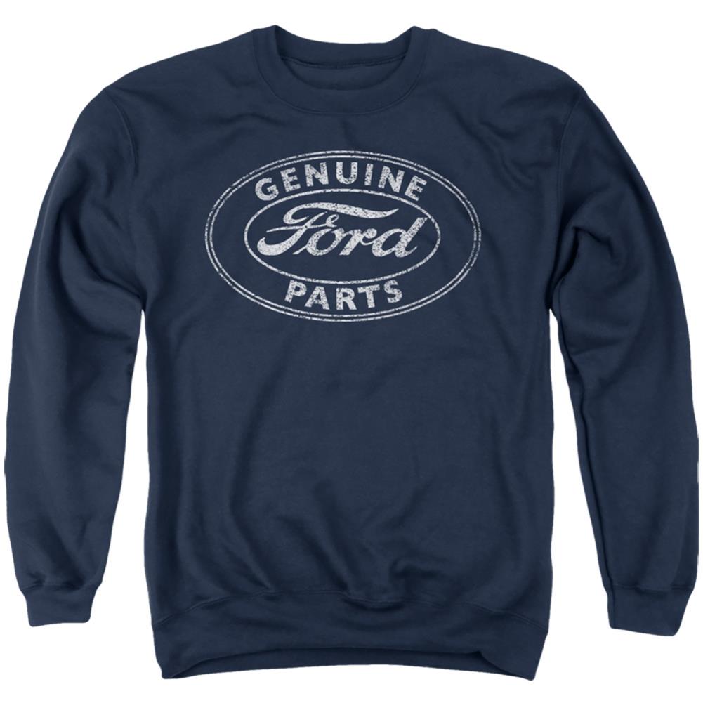 Ford Genuine Parts Men's Crewneck 50 50 Poly Long-Sleeve T-Shirt