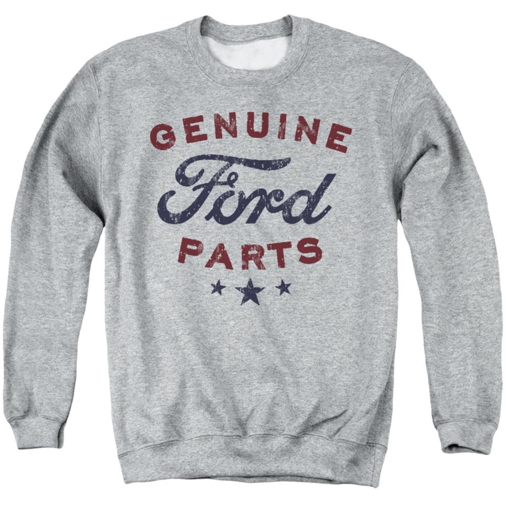 Ford Genuine Parts Men's Crewneck 50 50 Poly Long-Sleeve T-Shirt