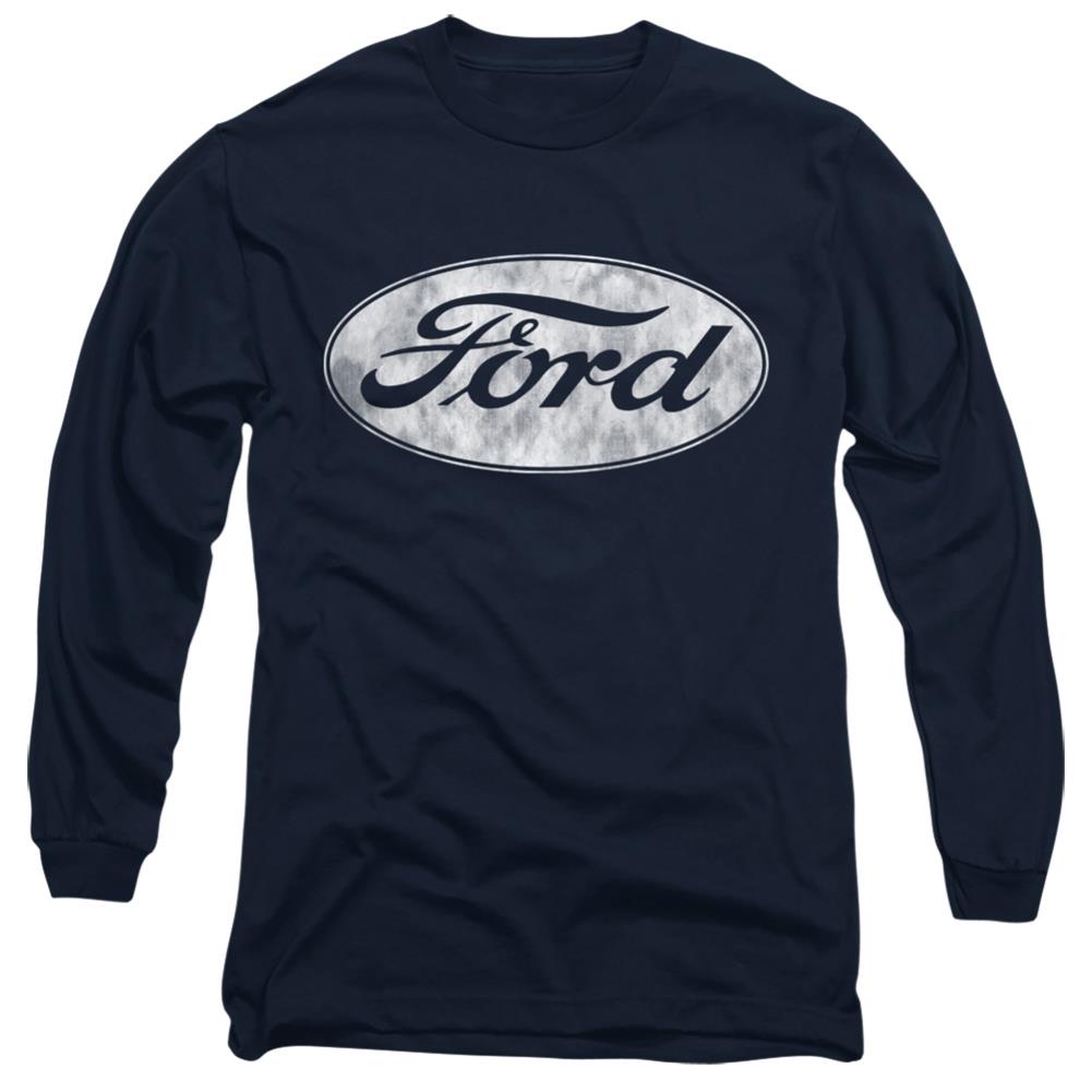 Ford Logo Men's 18/1 Cotton Long-Sleeve T-Shirt
